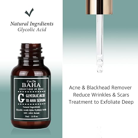 Cos De BAHA Glycolic Acid 10 AHA Serum 30ml
