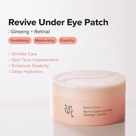 Beauty of Joseon Revive Under Eye Patch Ginseng + Retinal (60 Patches)
