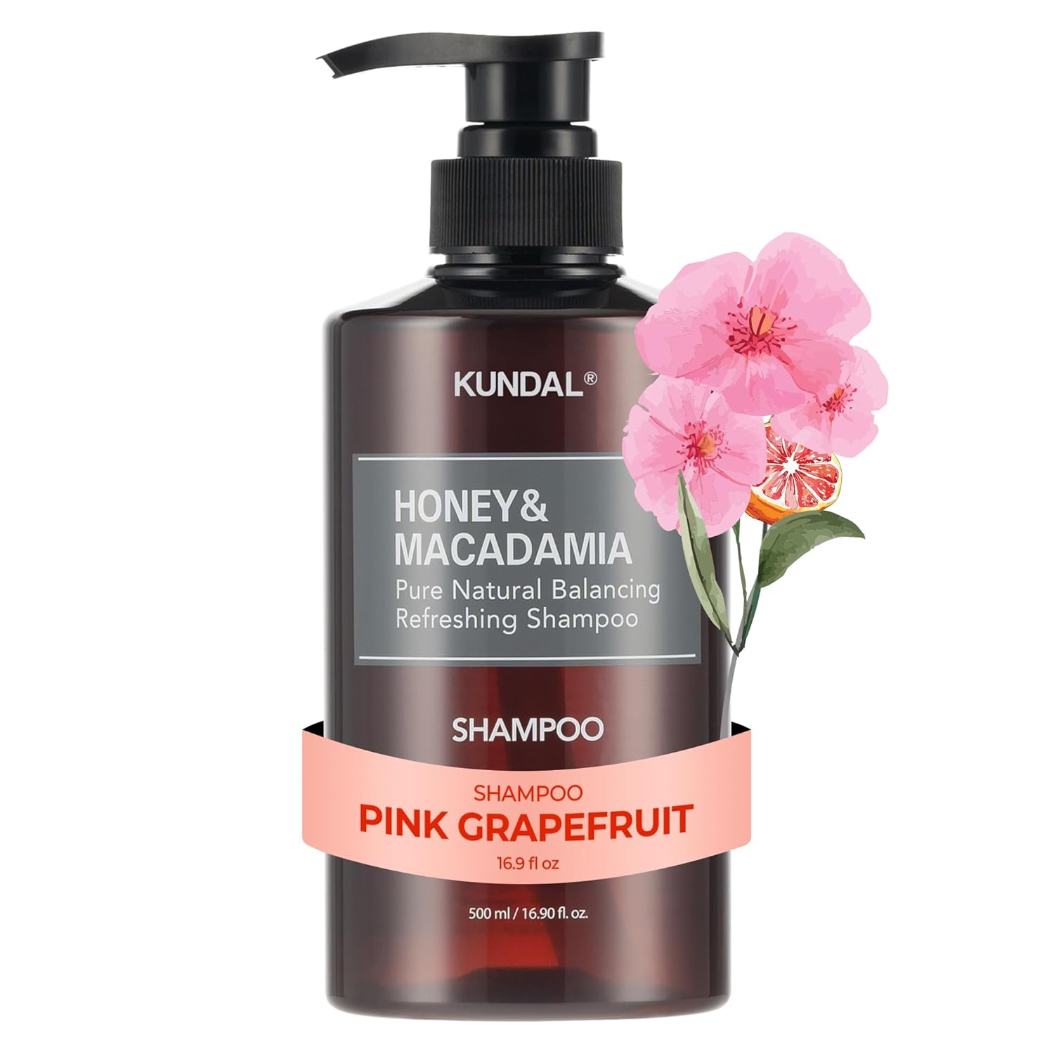Kundal Honey & Macadamia Pure Natural Balancing Refreshing Shampoo 500ml
