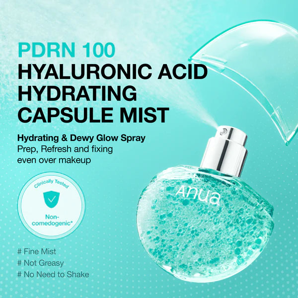 Anua PDRN Hyaluronic Acid Hydrating Capsule Mist 30ml (Mini)
