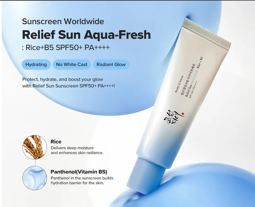 Beauty of Joseon Relief Sun Aqua-Fresh : Rice + B5 50ml