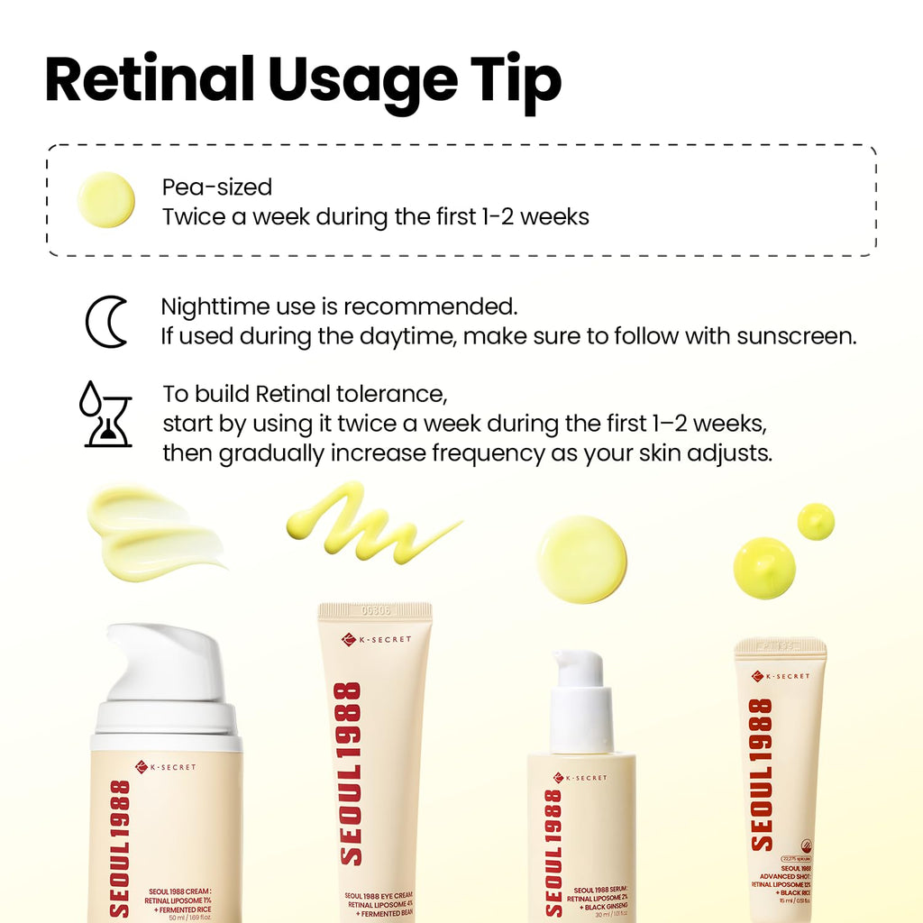K-Secret Seoul 1988 Serum: Retinal Liposome 2% + Black Ginseng 30ml