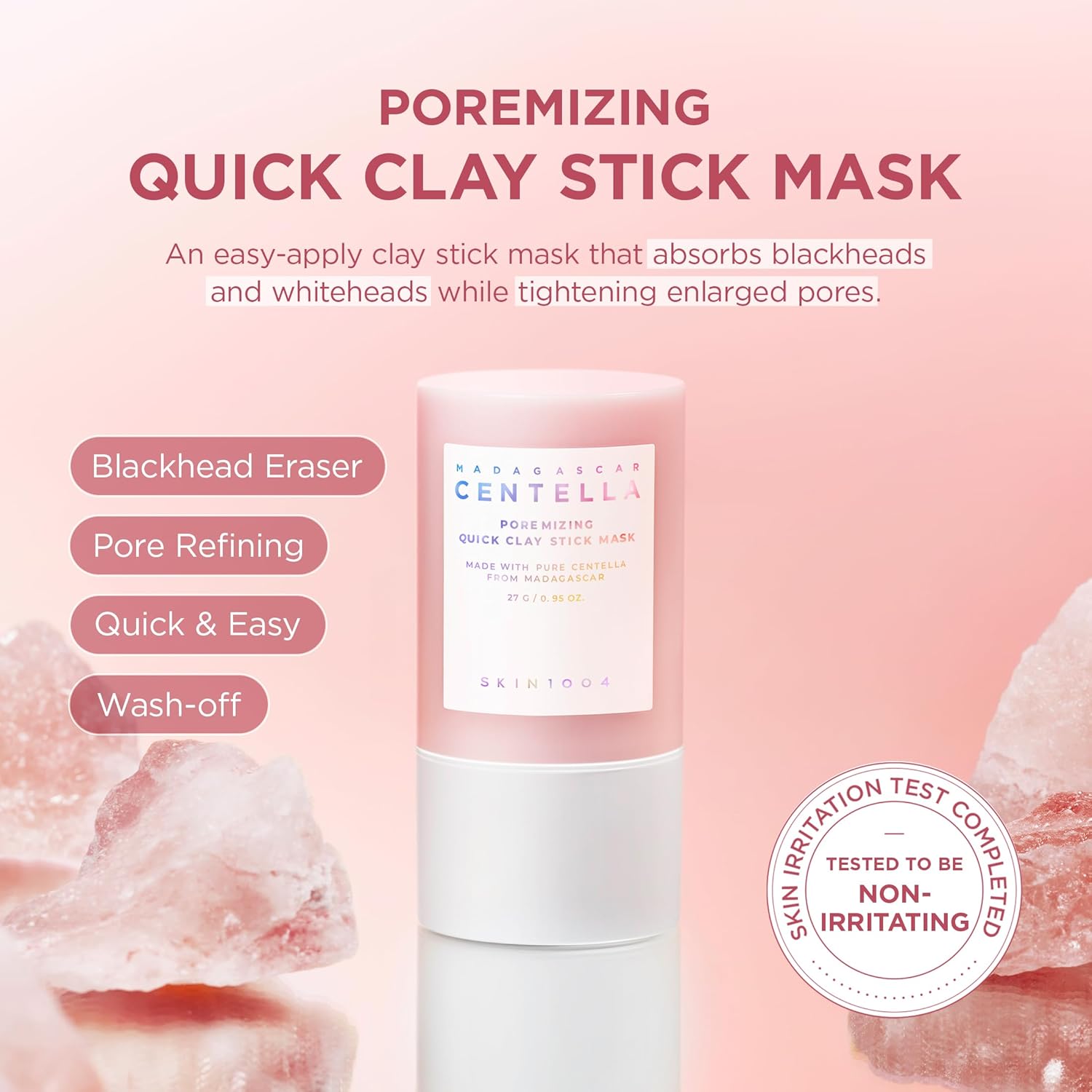 Skin1004 Madagascar Centella Poremizing Quick Clay Stick Mask 27g
