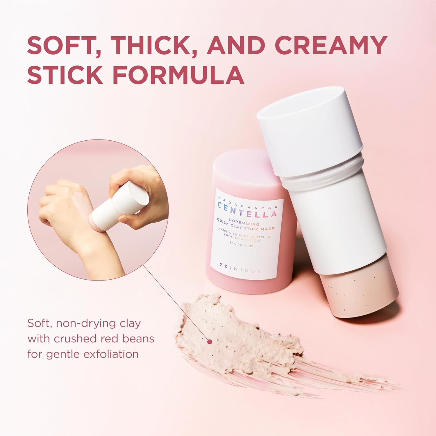 Skin1004 Madagascar Centella Poremizing Quick Clay Stick Mask 27g