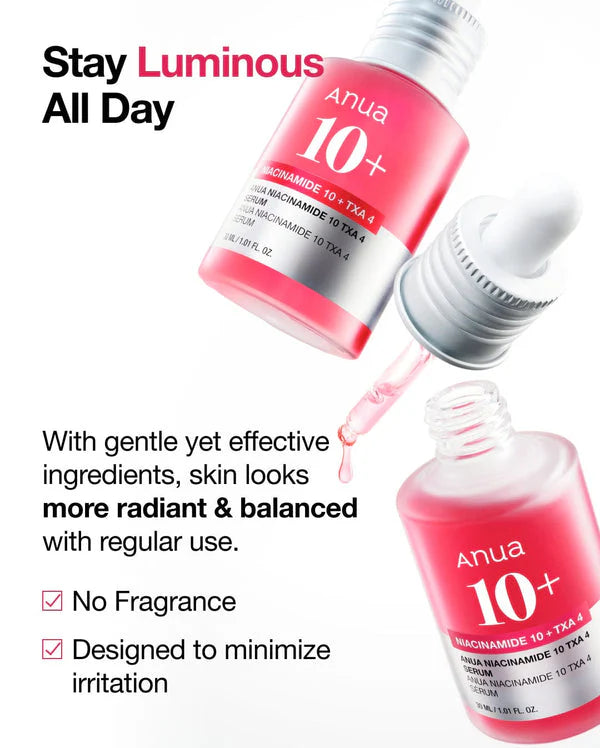 Anua Niacinamide 10% + TXA 4% Serum 30ml
